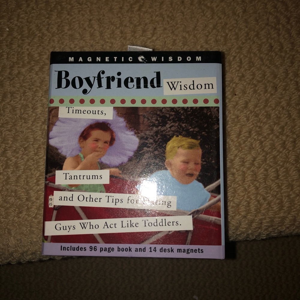 “Boyfriend wisdom” gag gift